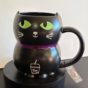 Tim Hortons Black Cat Mug Colour Changing Halloween 2025